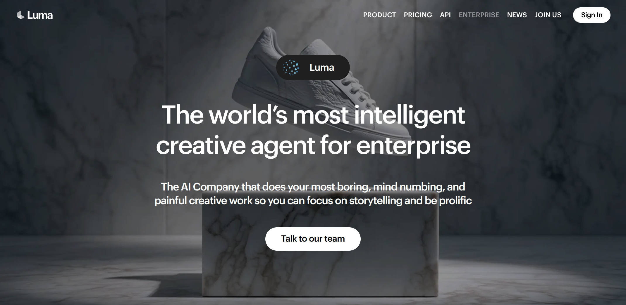 Genie by Lumalabs screenshot